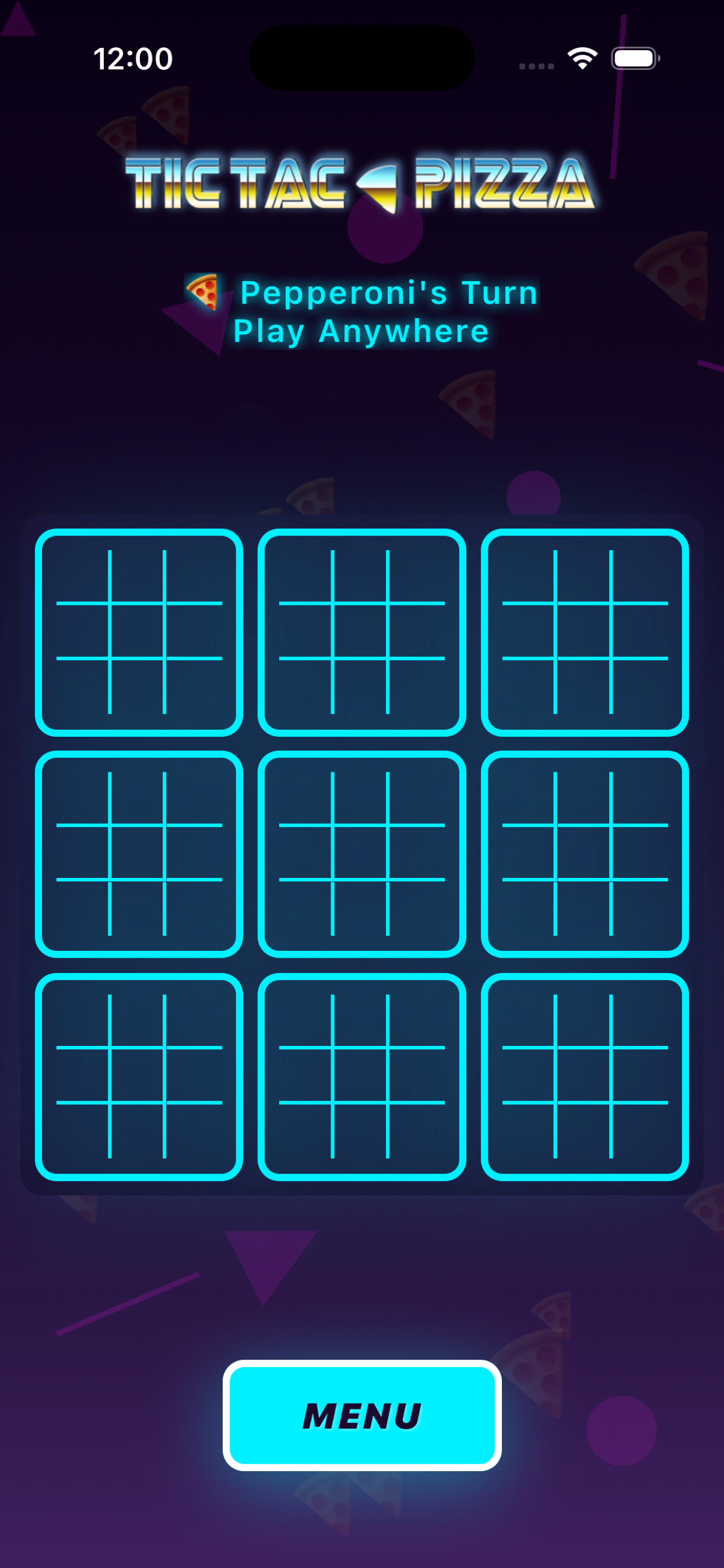 Tic Tac Pizza Screenshot 1